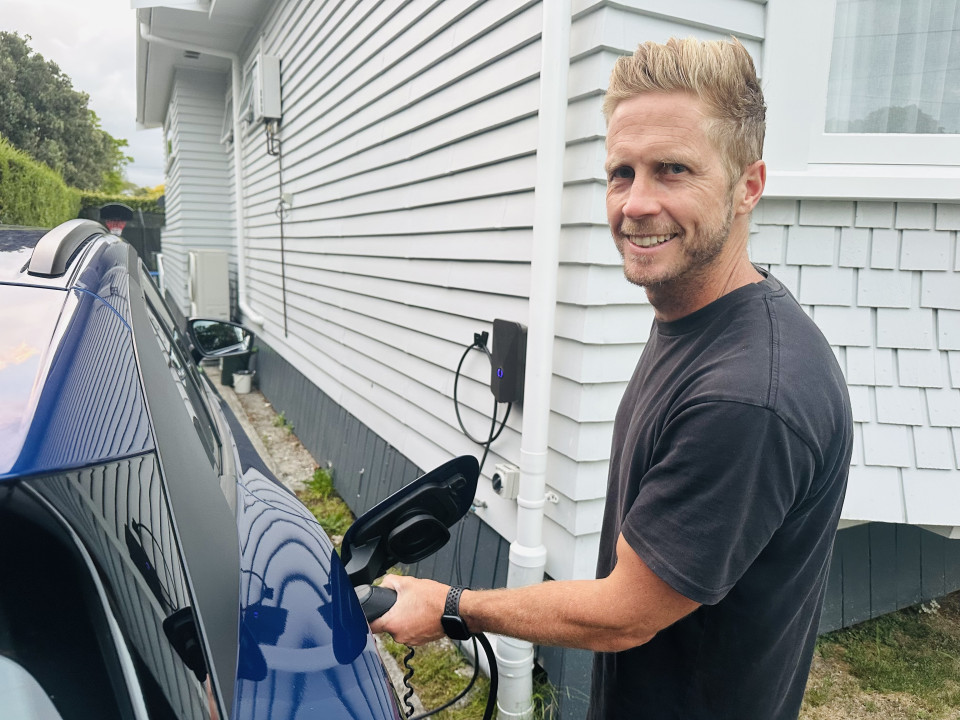 Brad with Evnex fast charger